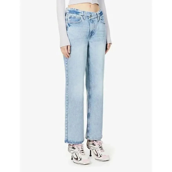 Good American Good 90's Indigo058 Crossover Jeans - Picture 1 of 7